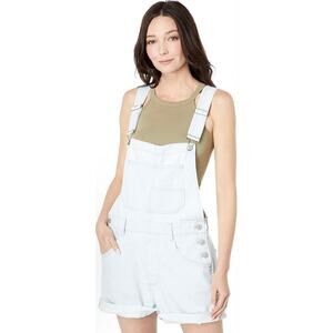 We the Free Light Wash Denim Overall Shorts Women's Size S